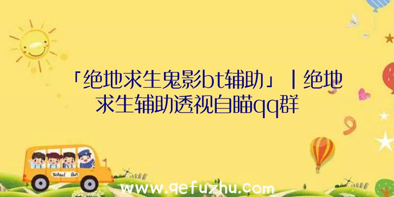 「绝地求生鬼影bt辅助」|绝地求生辅助透视自瞄qq群